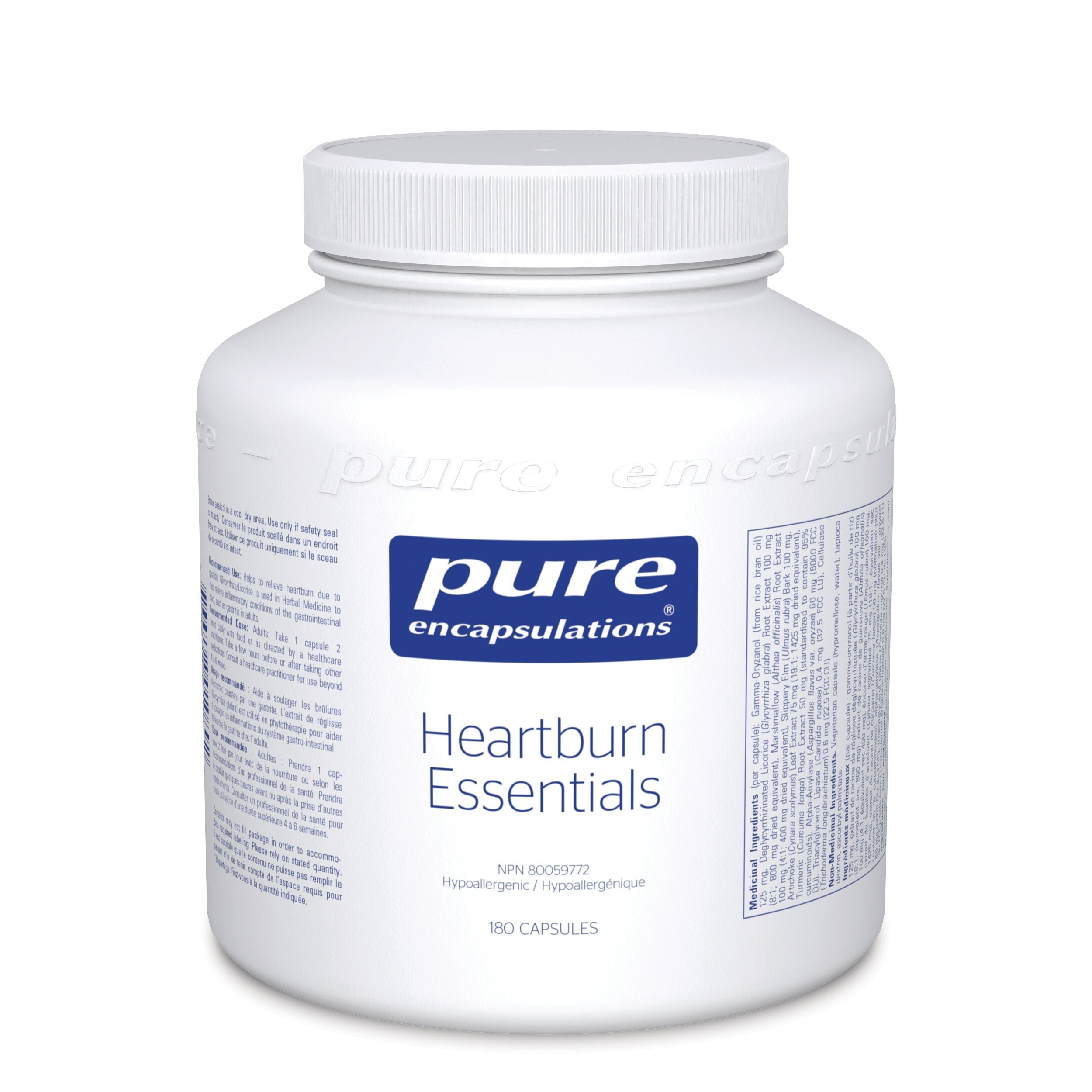 Pure Encapsulations Heartburn Essentials 180 Caps