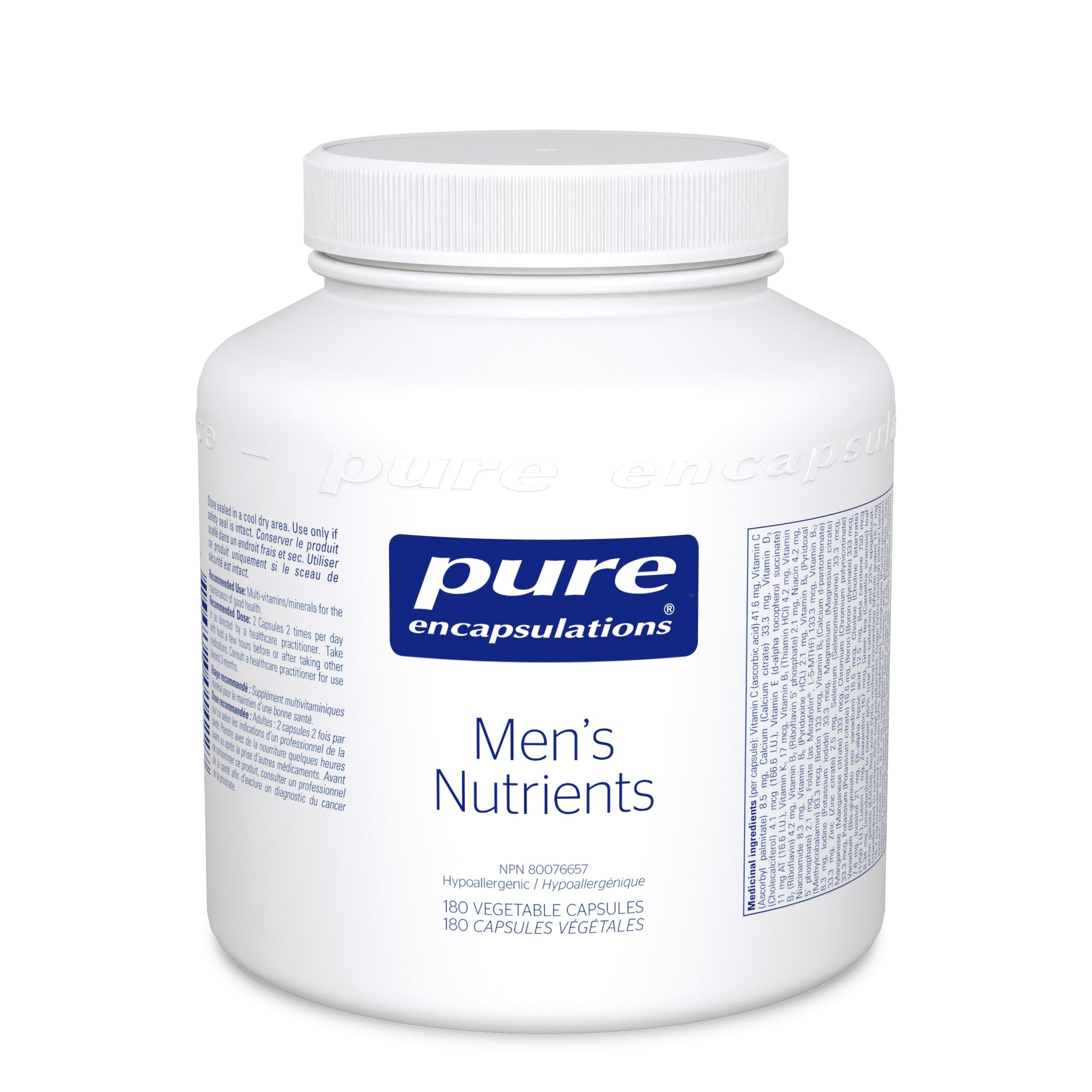 Pure Encapsulations Men's Nutrients 180 Caps