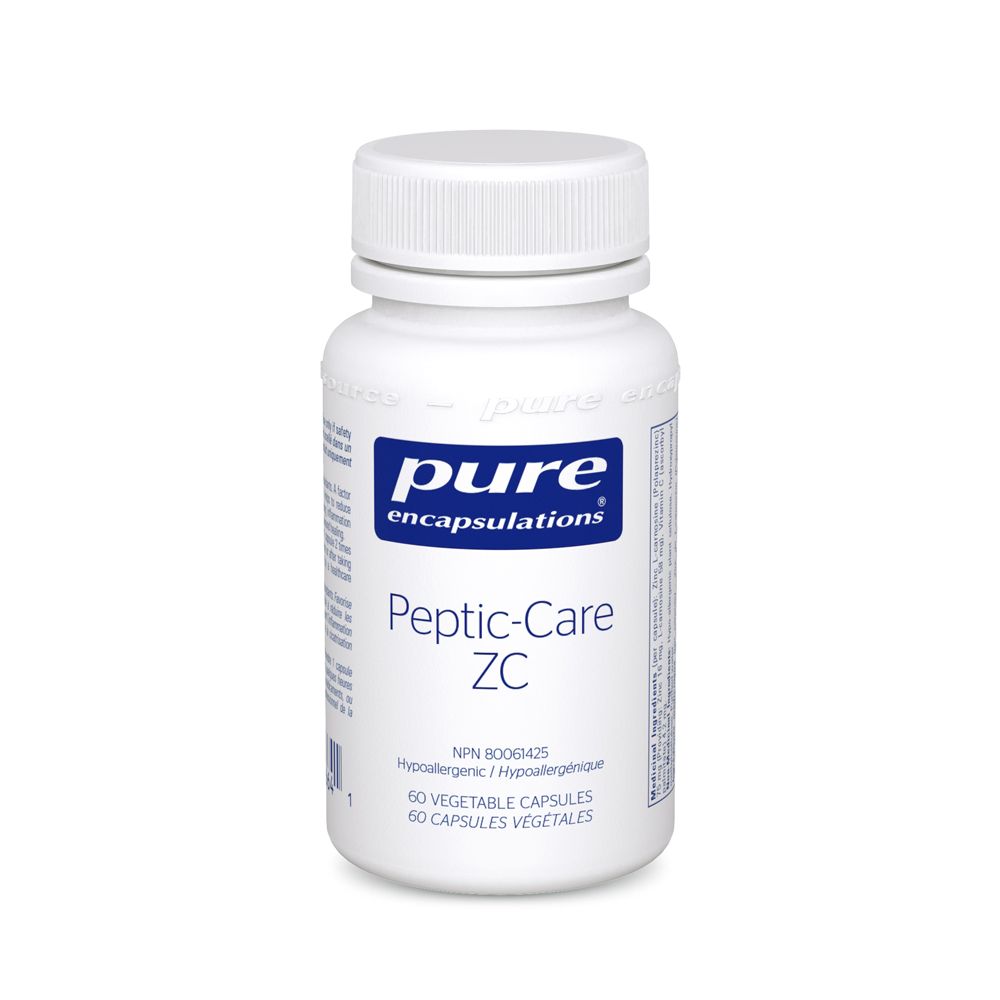 Pure Encapsulations Peptic Care ZC 60 Caps