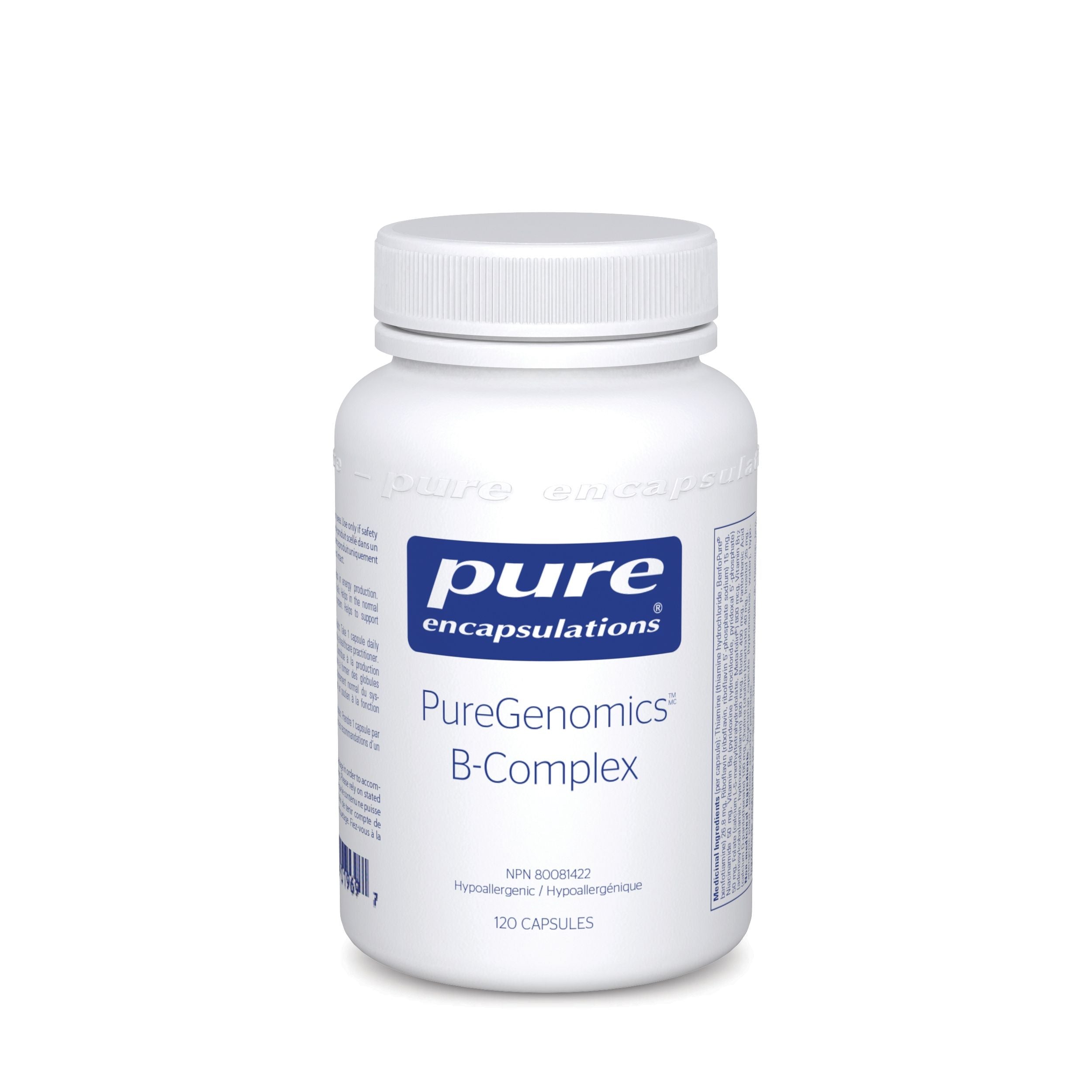 Pure Encapsulations PureGenomics B-Complex 120 Caps