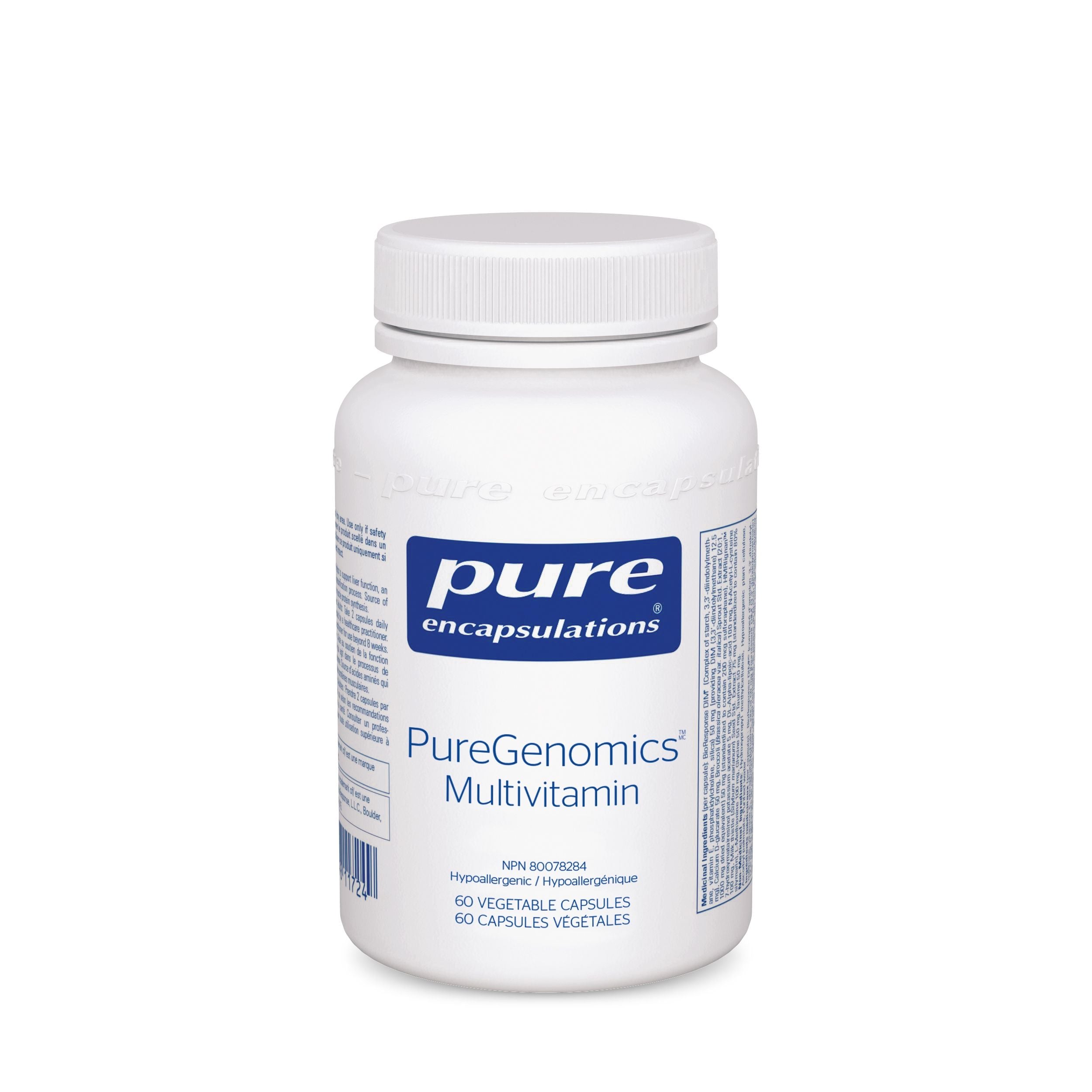 Pure Encapsulations Puregenomics Multivitamin 60 Caps