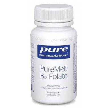 Pure Encapsulations PureMelt B12 Folate 90 Lonz
