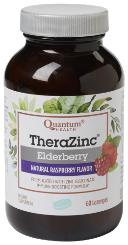 Quantum Therazinc Elderberry Raspberry 60lozs