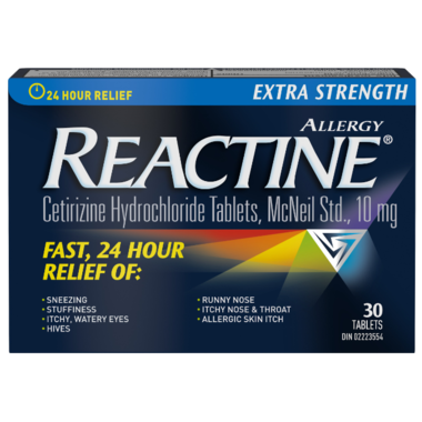 OTC Reactine Extra Strength Allergy Relief 10 mg