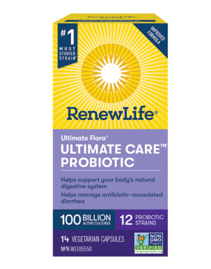 Renew Life Ultimate Care Probiotic 100 Billion 30 Vcaps
