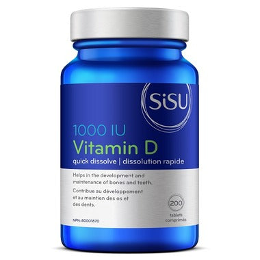 Sisu Vitamin D 1000iu 200 Tabs