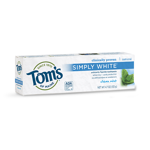 Tom's Simply White Toothpaste Peppermint 85ml
