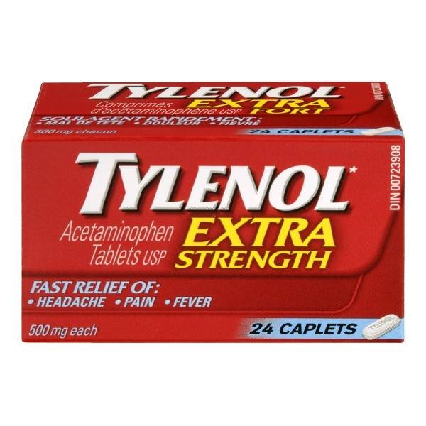OTC Tylenol Extra Strength 500 mg Tablets