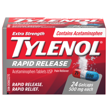 OTC Tylenol Extra Strength Rapid Release 24 Sgs
