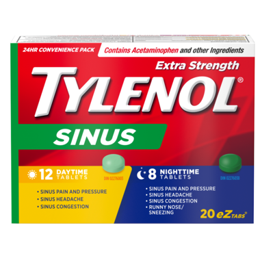 OTC Tylenol Sinus Day & Night 20 Tabs