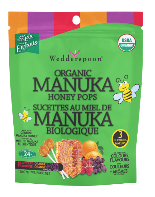 Wedderspoon Manuka Honey Pops Assortment 120g