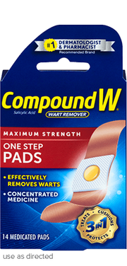 OTC Compound W One Step 14 Pads
