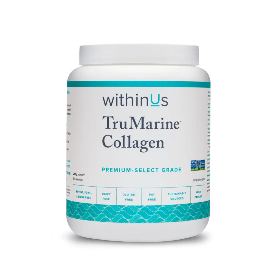 250 gram tub of withinus trumarine collagen
