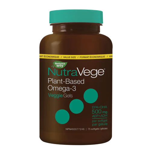 NutraVege Omega-3 Plant 75 softgels