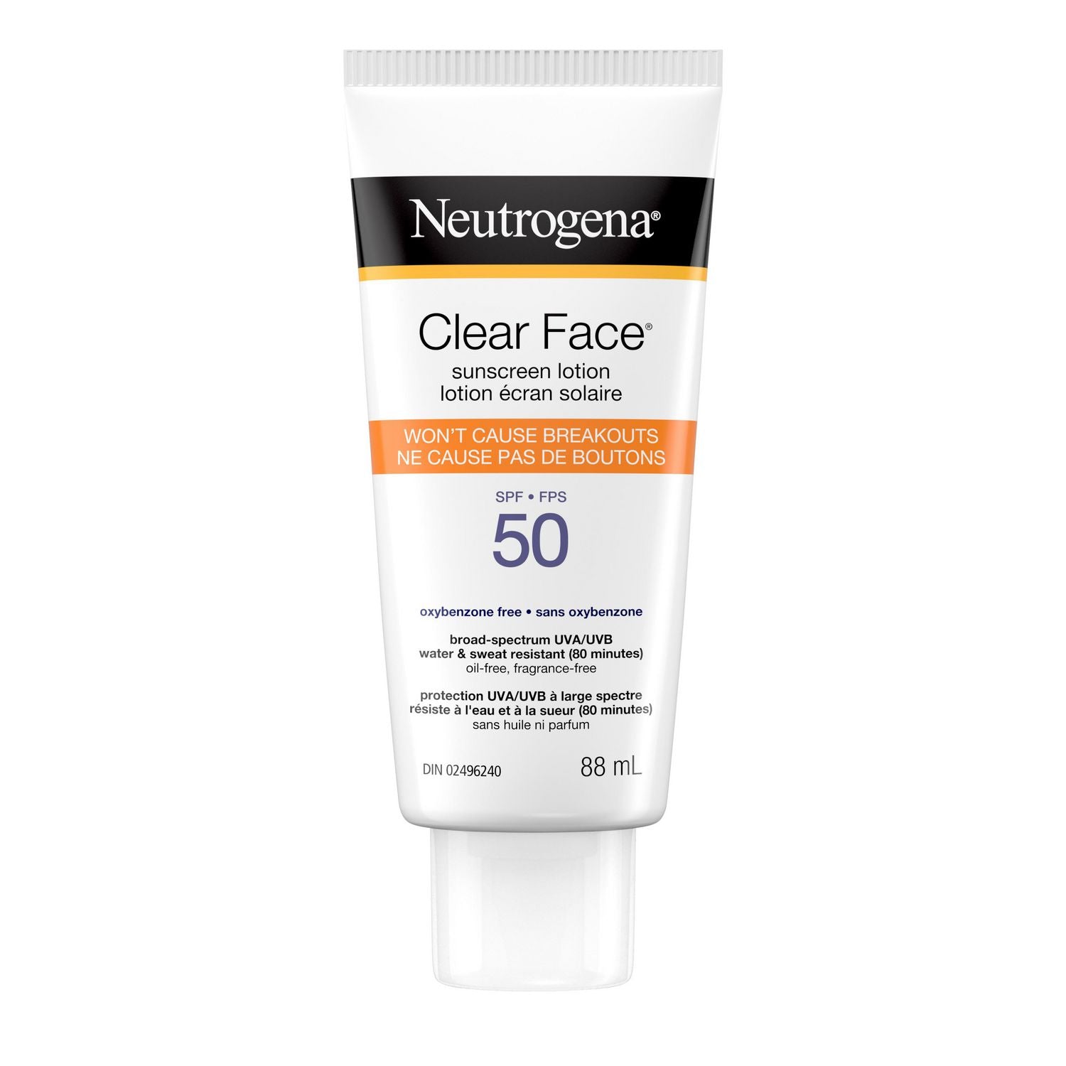 Neutrogena Clear Face Sunscreen Lotion SPF50 88 Ml