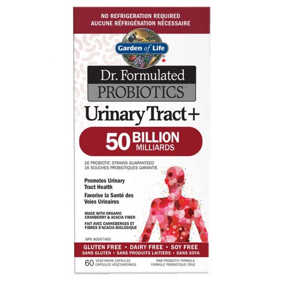 Garden Of Life Dr Formulated Urinary Tract+ 50 B 60 VCaps