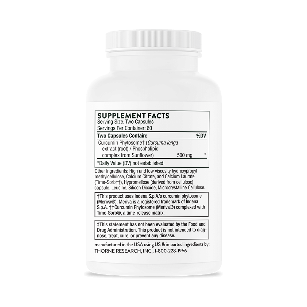 Thorne Curcumin Phytosome SR 120 Caps