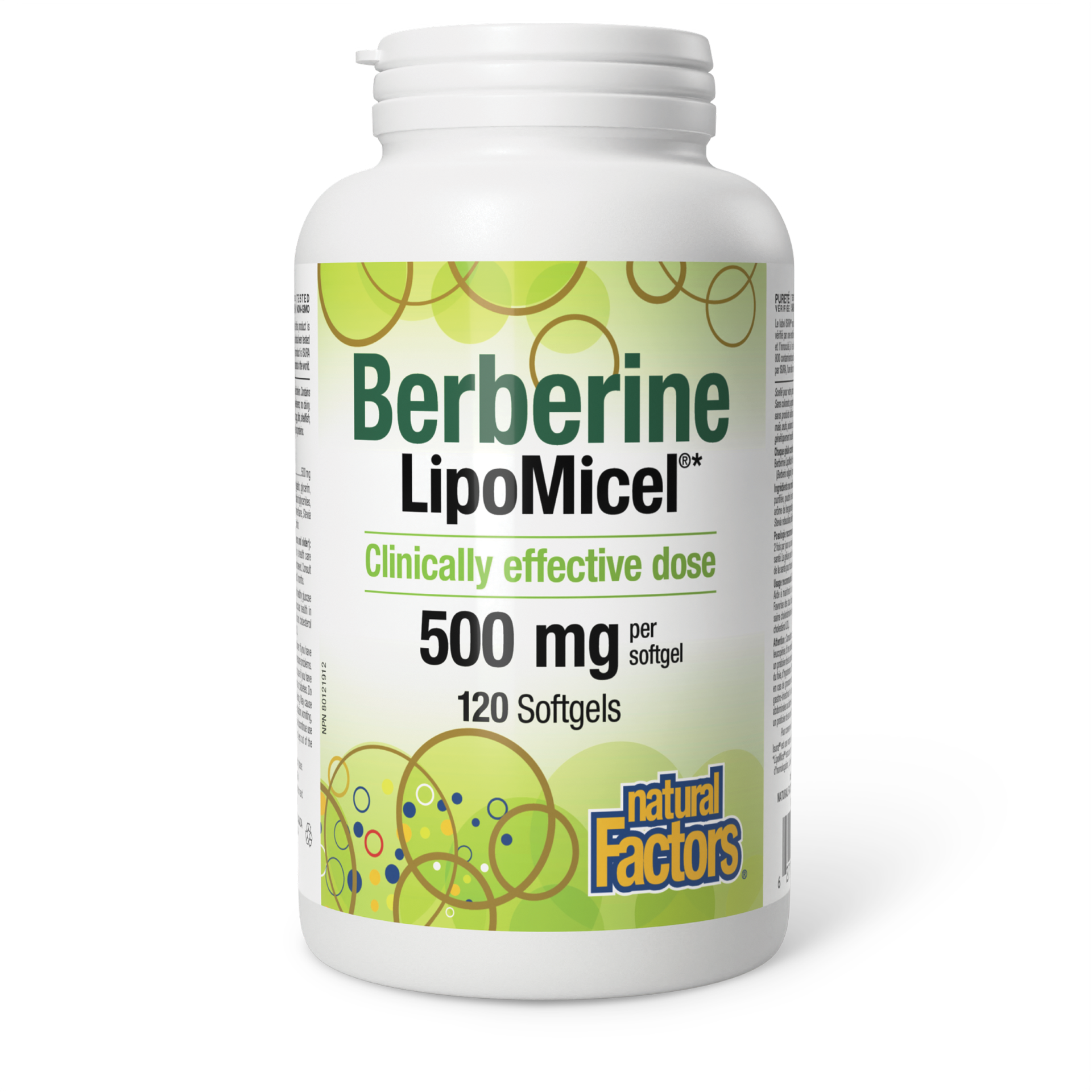 Natural Factors Berberine LipoMicel 500mg 60sgs
